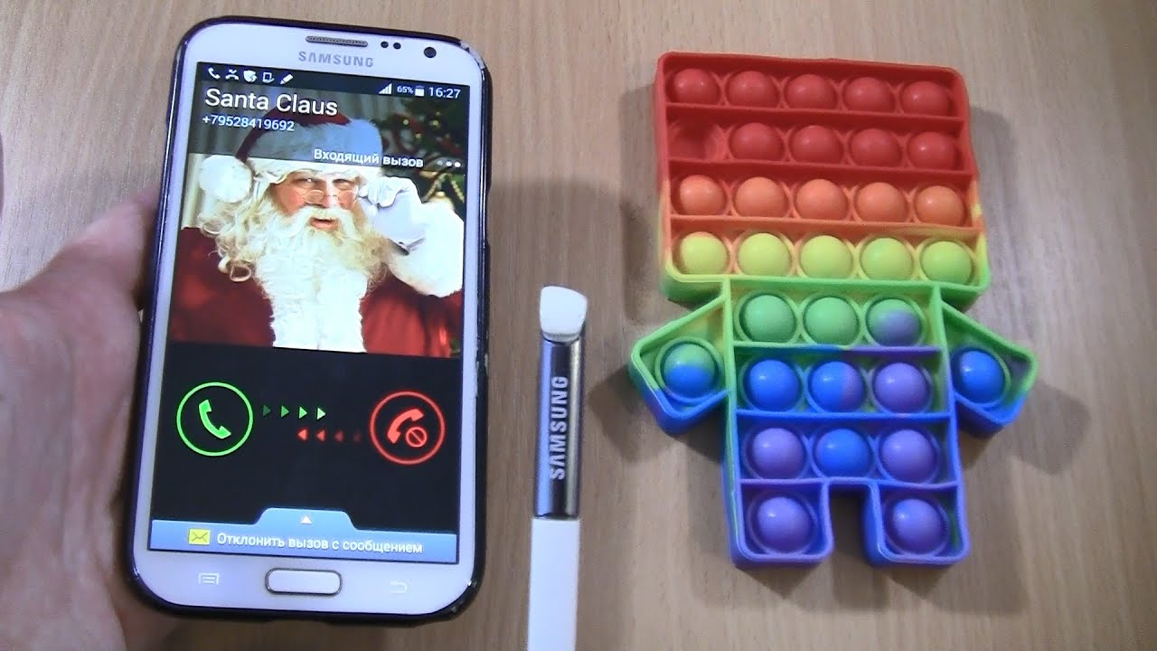Minecraft Pop it & Galaxy Note 2 with stylus Over the Horizon incoming call
