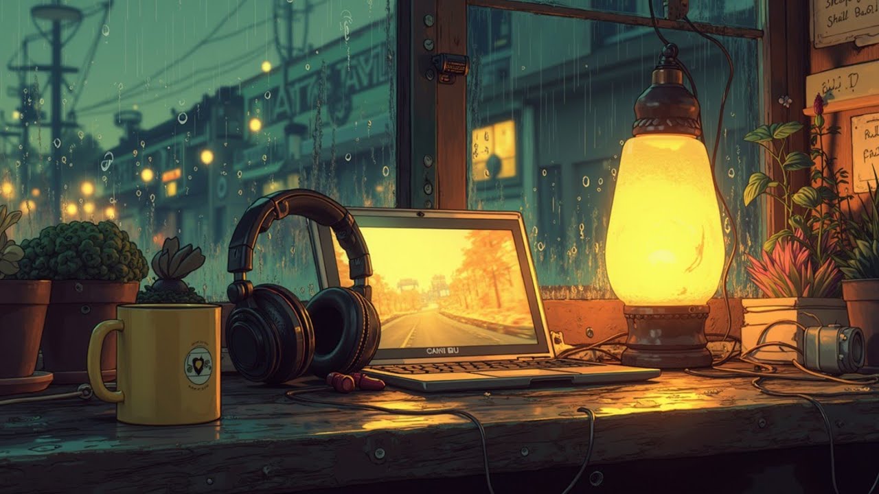 Дождливые лоу-фай хип-хоп биты для учебы | Расслабляющий инструментальный микс для фокуса и отдыха