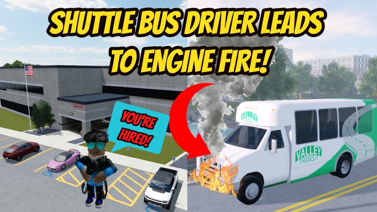 Greenville, Wisc Roblox l Shuttle Bus Driver Liberty County Roleplay