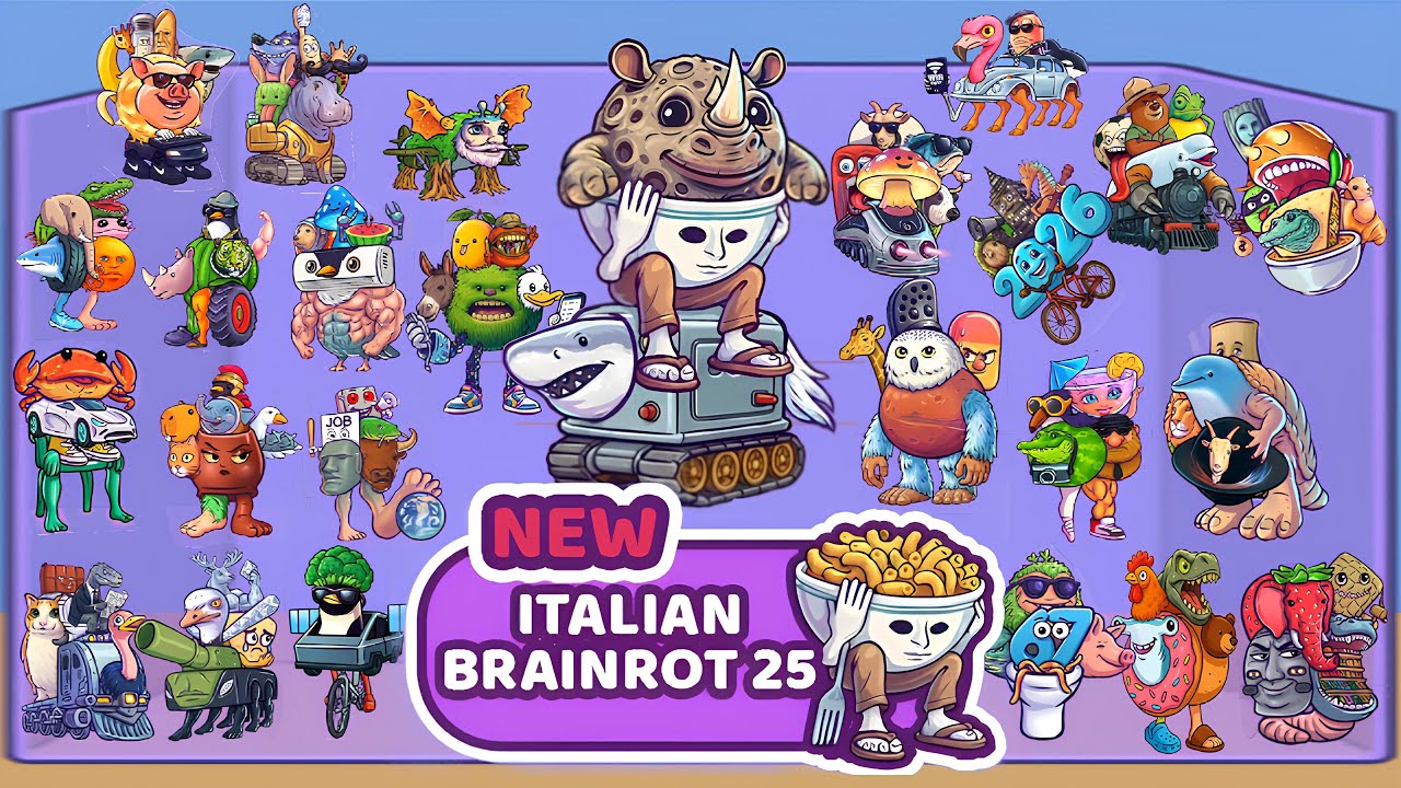 NEW Brainrot 25 🔥 Latest Update in Merge Fellas | Full Showcase