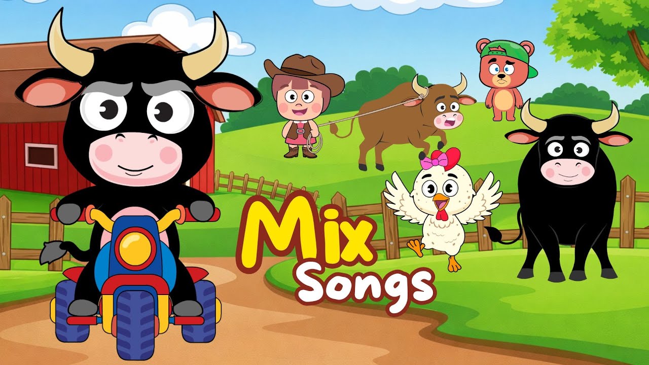 Mix Songs Motoca do Zé Boi, Galinhazinha E o Boi da Cara Preta e Muito Mais | Ursinho Pua Pua