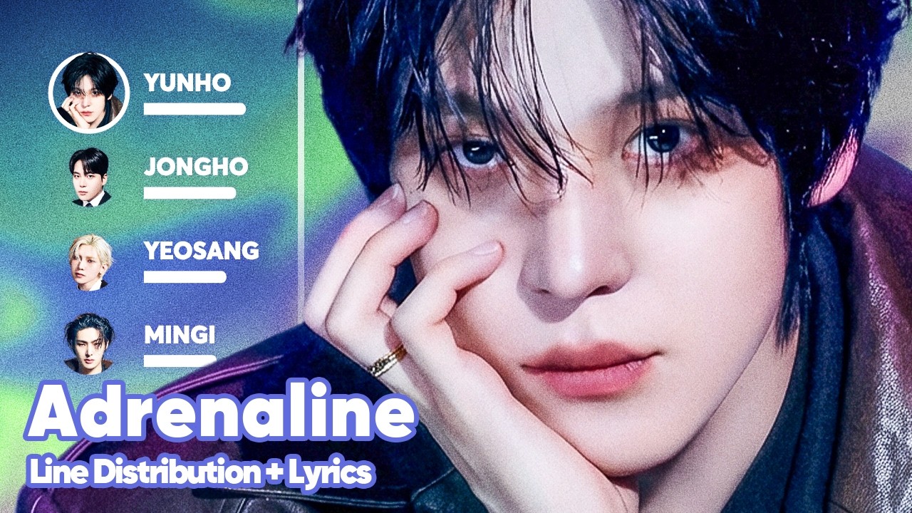 ATEEZ - Adrenaline (Line Distribution + Lyrics Karaoke) PATREON REQUESTED