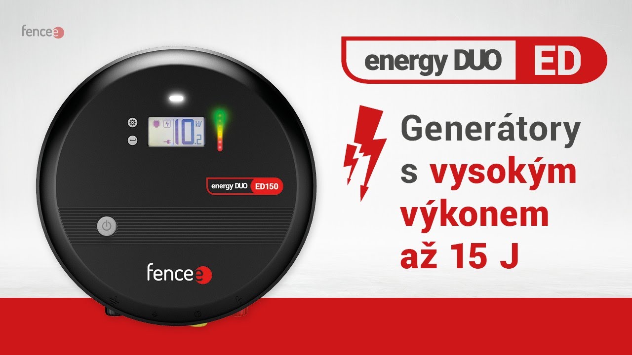 Elektrické ohradníky - fencee energy DUO ED