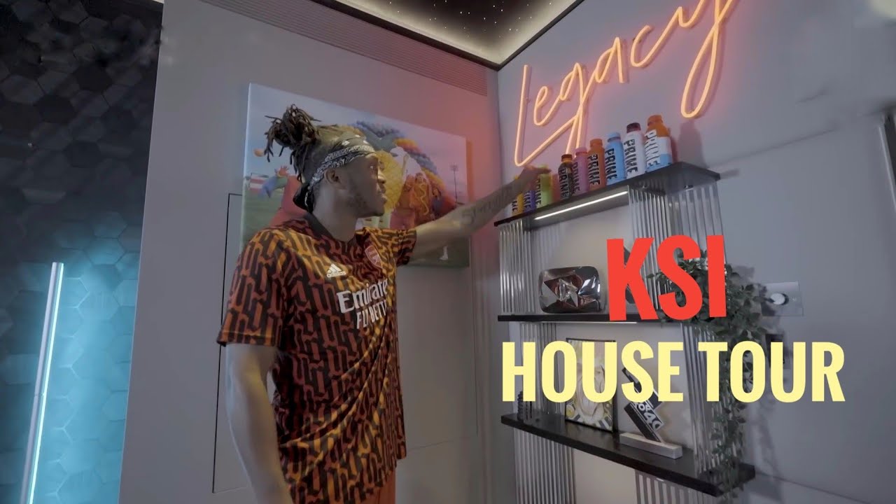 KSI HOUSE TOUR || AN INSANE GAMING ROOM