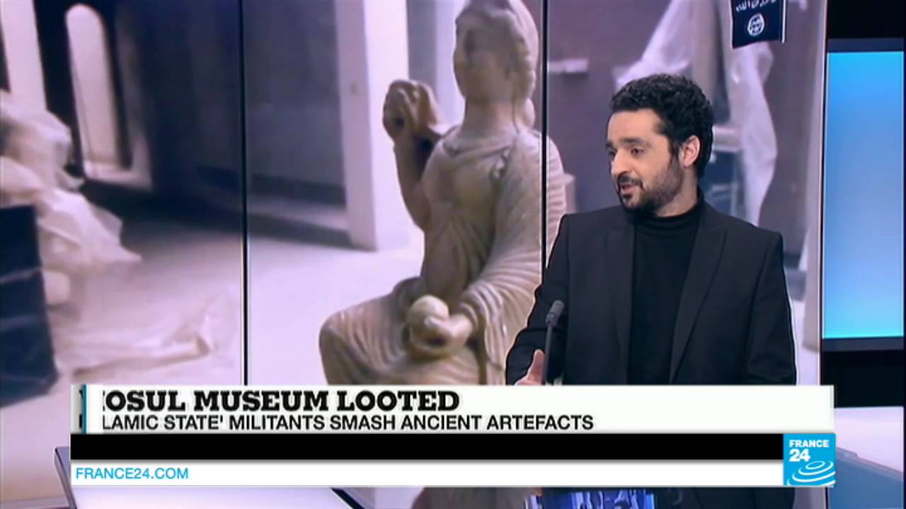 IRAQ - Islamic militants destroy Iraqi heritage with sledgehammers