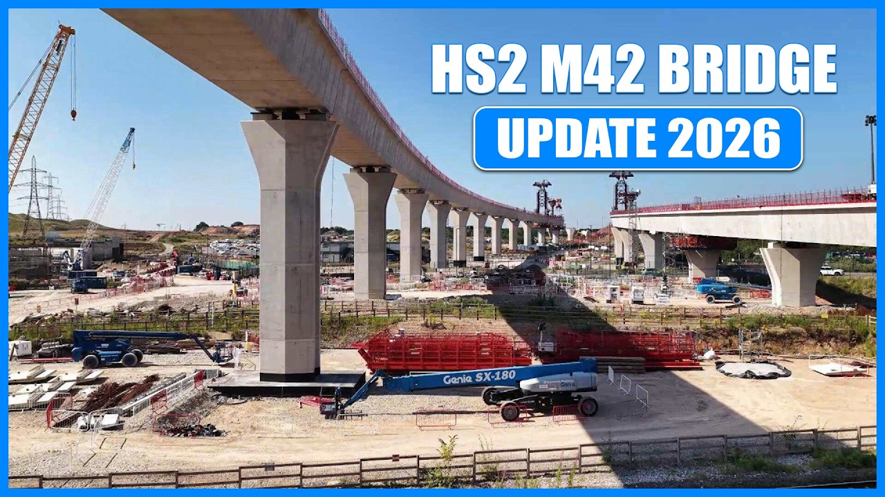HS2 M42 Bridge Update 2026 | Britain's Largest Railway Viaduct Takes Shape