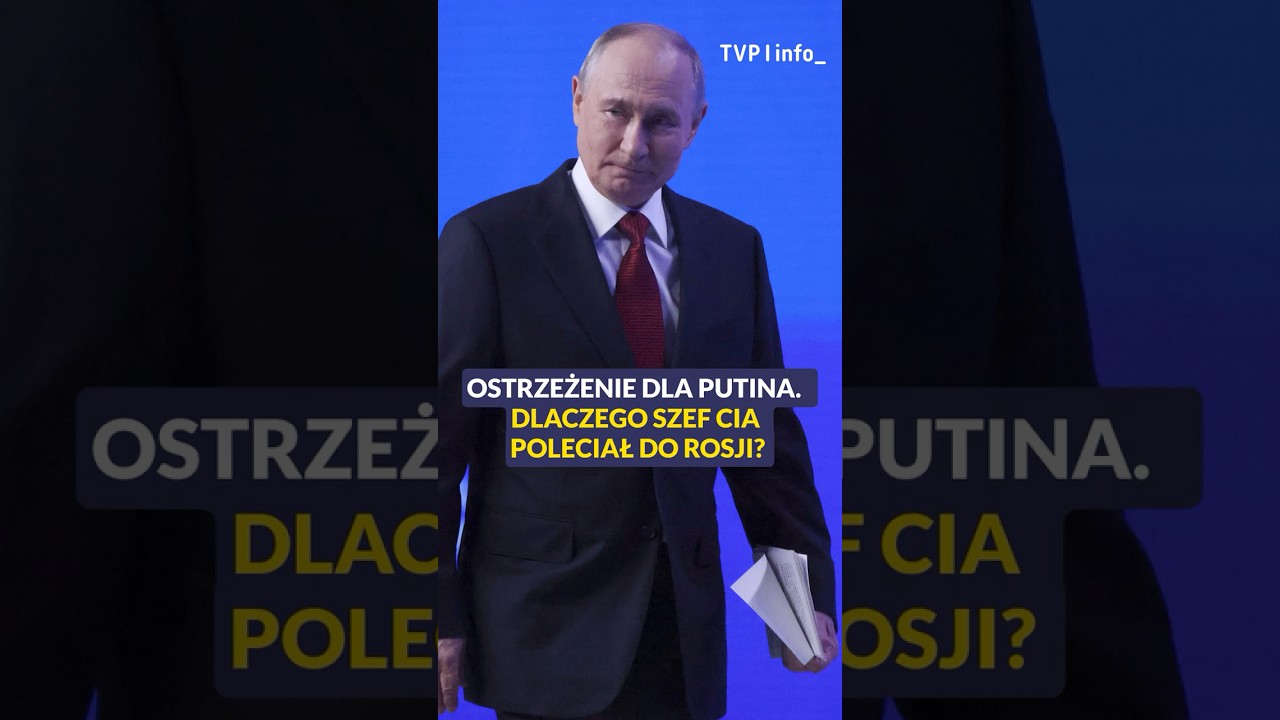 Ostrzeżenie dla Putina. Dlaczego szef CIA poleciał do Moskwy? #polityka #rosja #usa #shorts