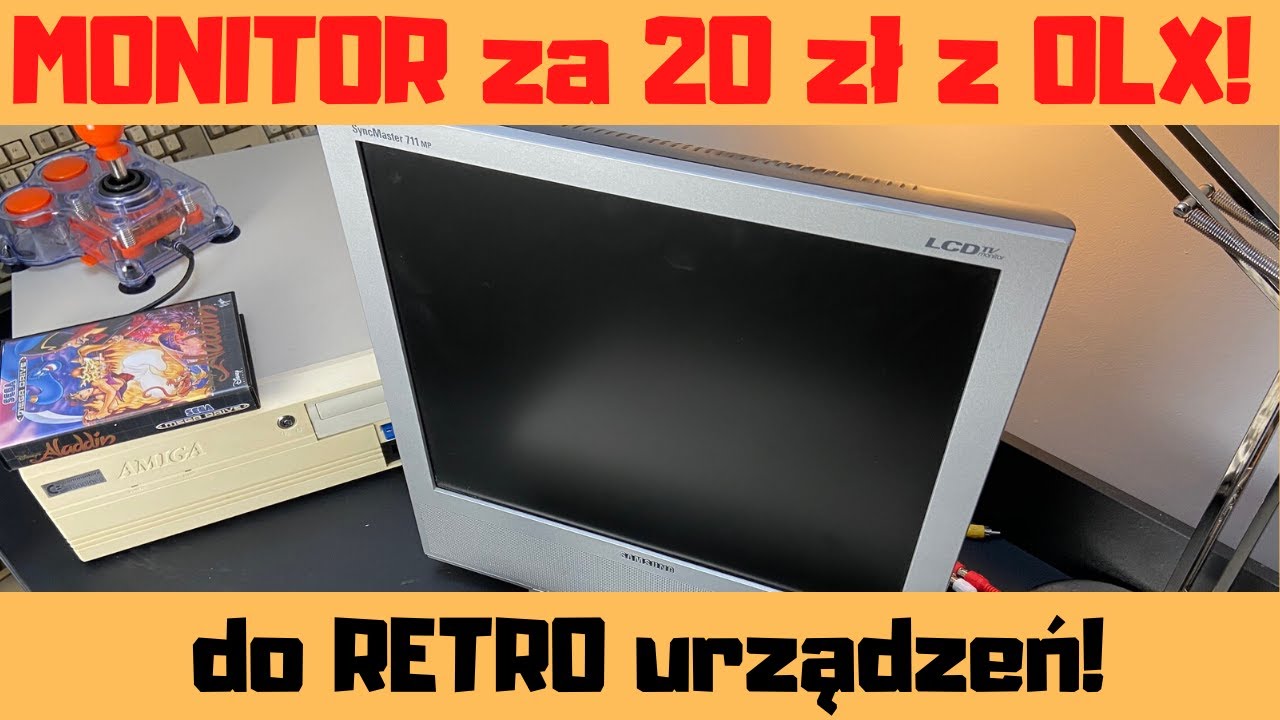Monitor za 20 zł Z OLX do RETRO urządzeń! SAMSUNG SyncMaster 711 MP