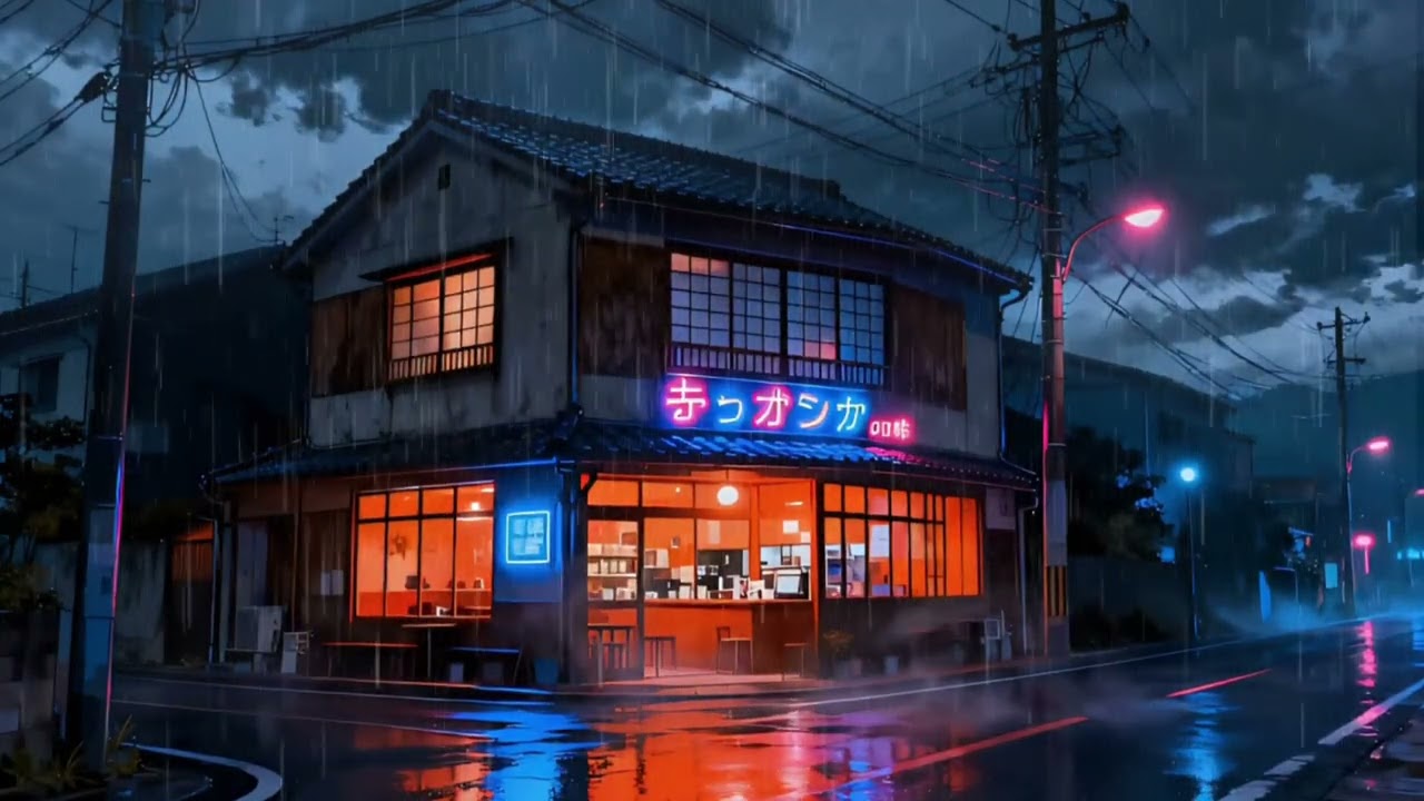 Tokyo After Midnight 🌙 Rain Lofi for a Tired Mind
