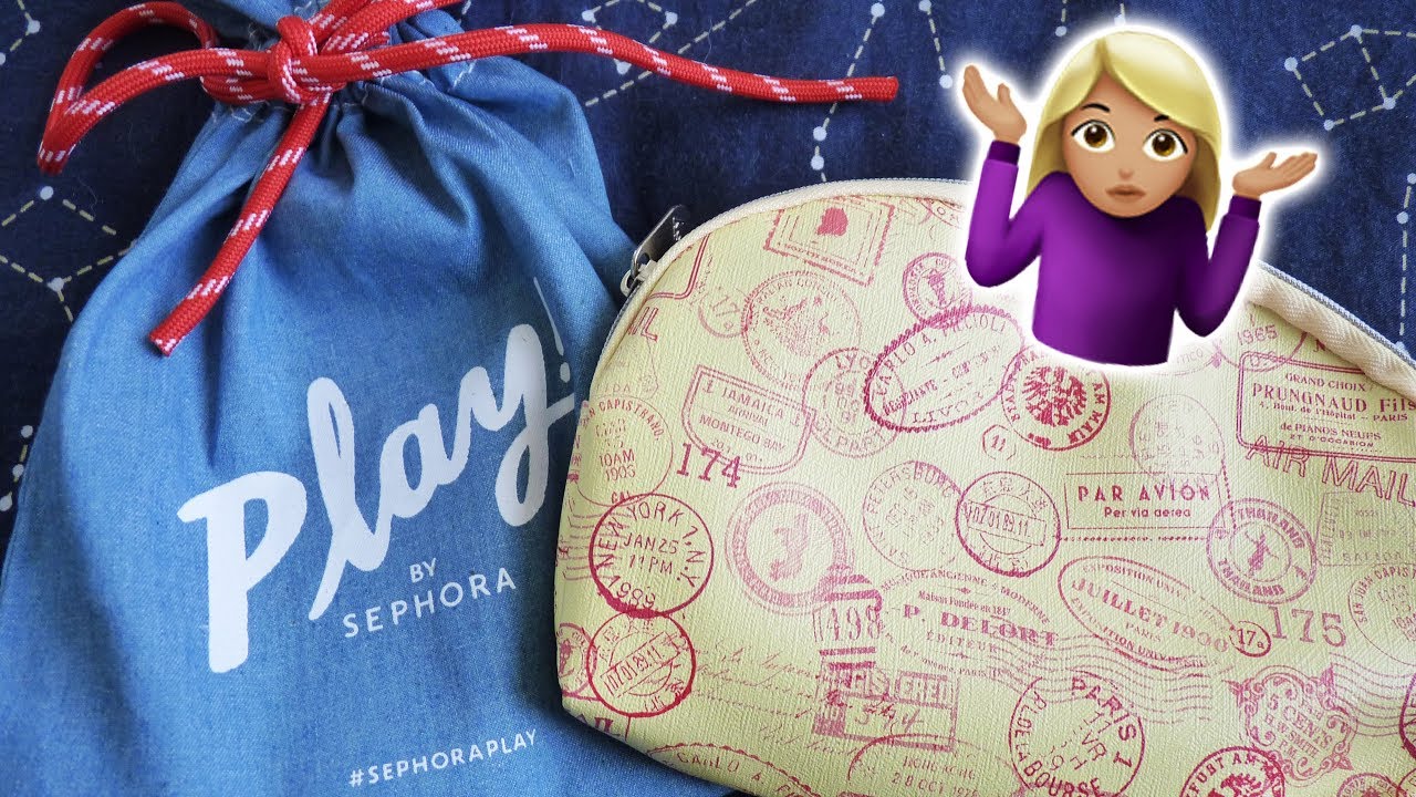 MAY 2018 PLAY! BY SEPHORA VS IPSY GLAM BAG