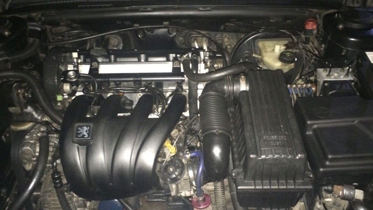 How To Flush Radiator Coolant Engine Cooling System - PEUGEOT 406