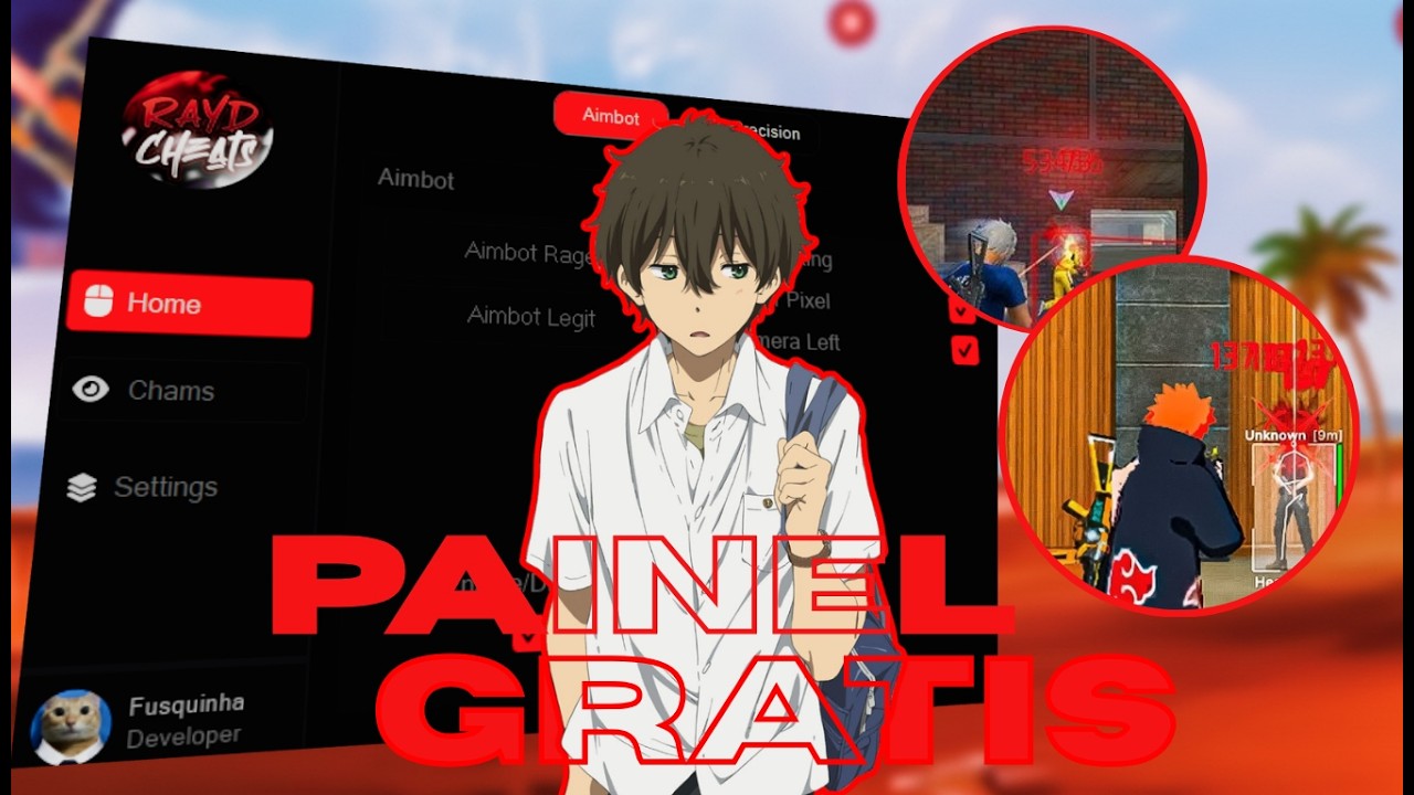 NOVO PAINEL XIT EMULADOR COM AIMBOT E ( GRATIS ) DA RAYD CHEAT GRATIS ?