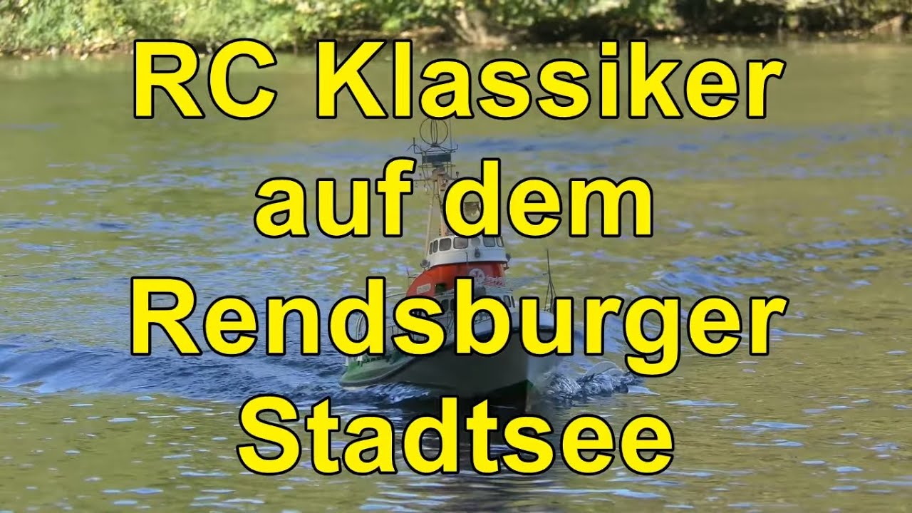 RC boats & ships - Klassiker Rendsburger Stadtsee - Graupner, Robbe, Deans Marine - RC Classics