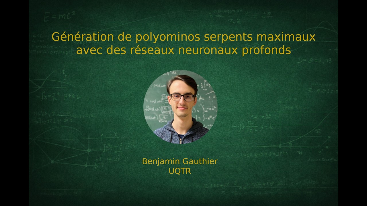 Génération de polyominos serpents maximaux avec des réseaux neuronaux profonds - Benjamin Gauthier