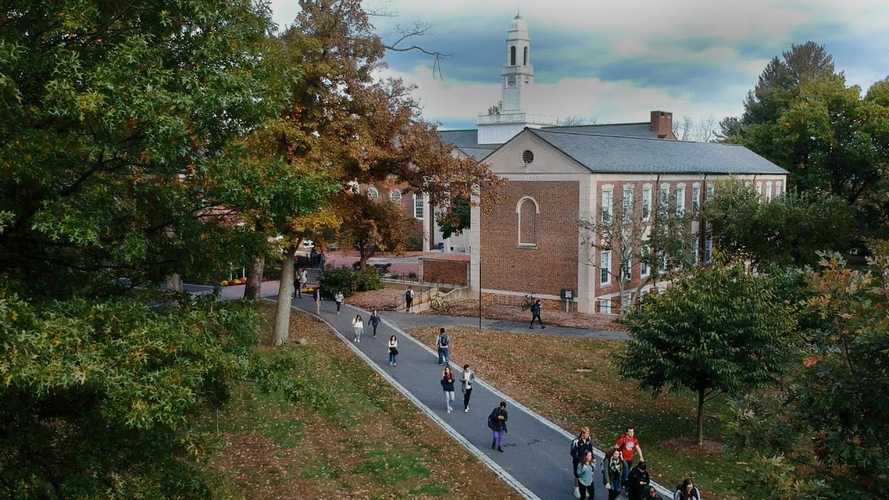 Aerial of the Drew University campus