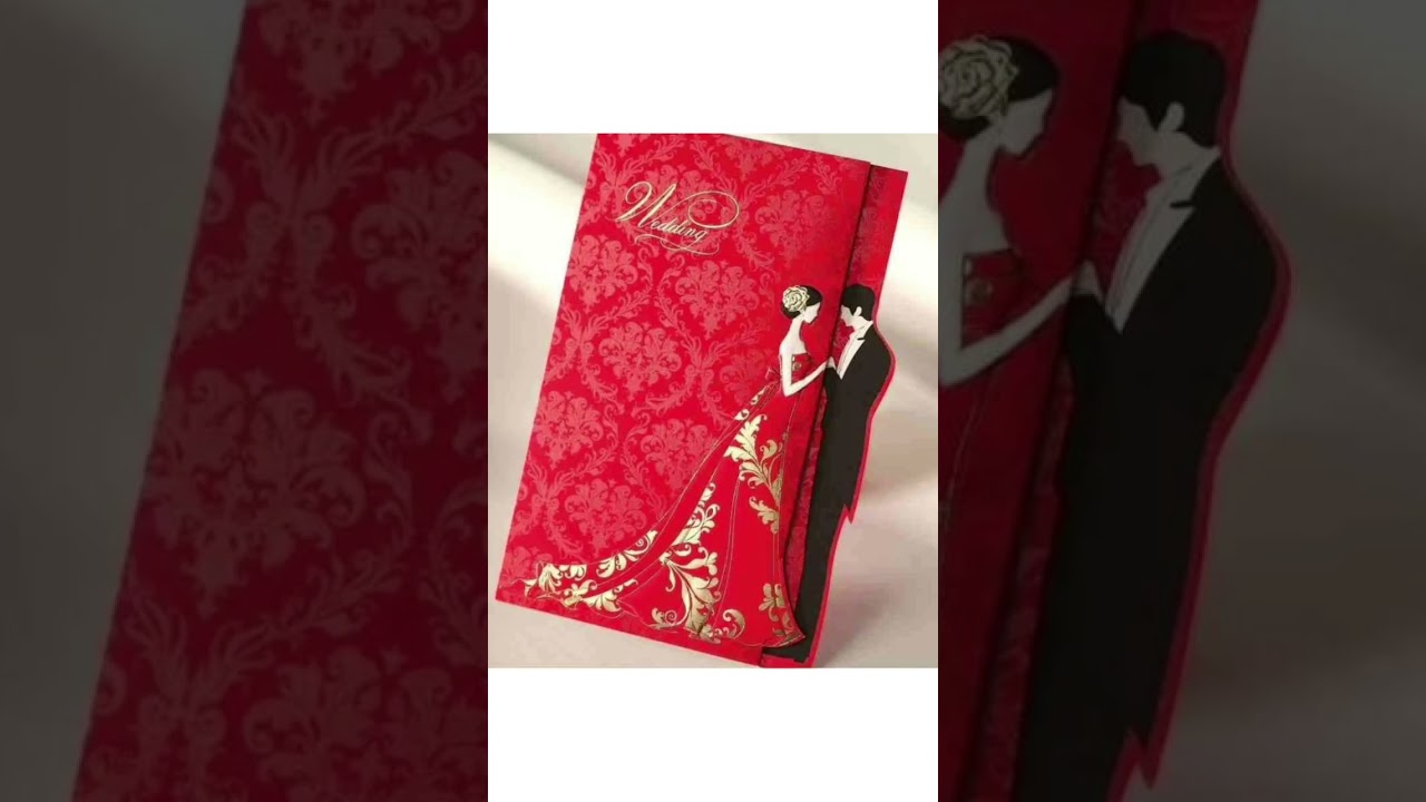 new design of wedding card  |Shadi ki teyari