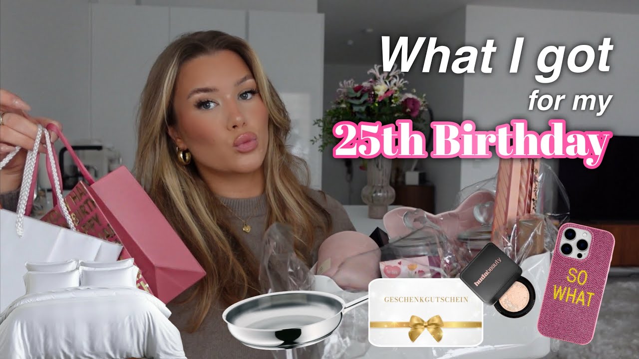 WHAT I GOT for my 25th BIRTHDAY HAUL + mini Vlog 💖