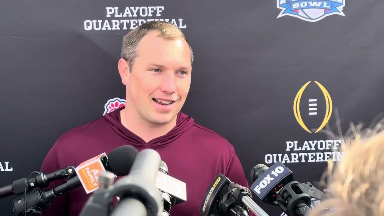 Kenny Dillingham after ASU’s first Peach Bowl practice