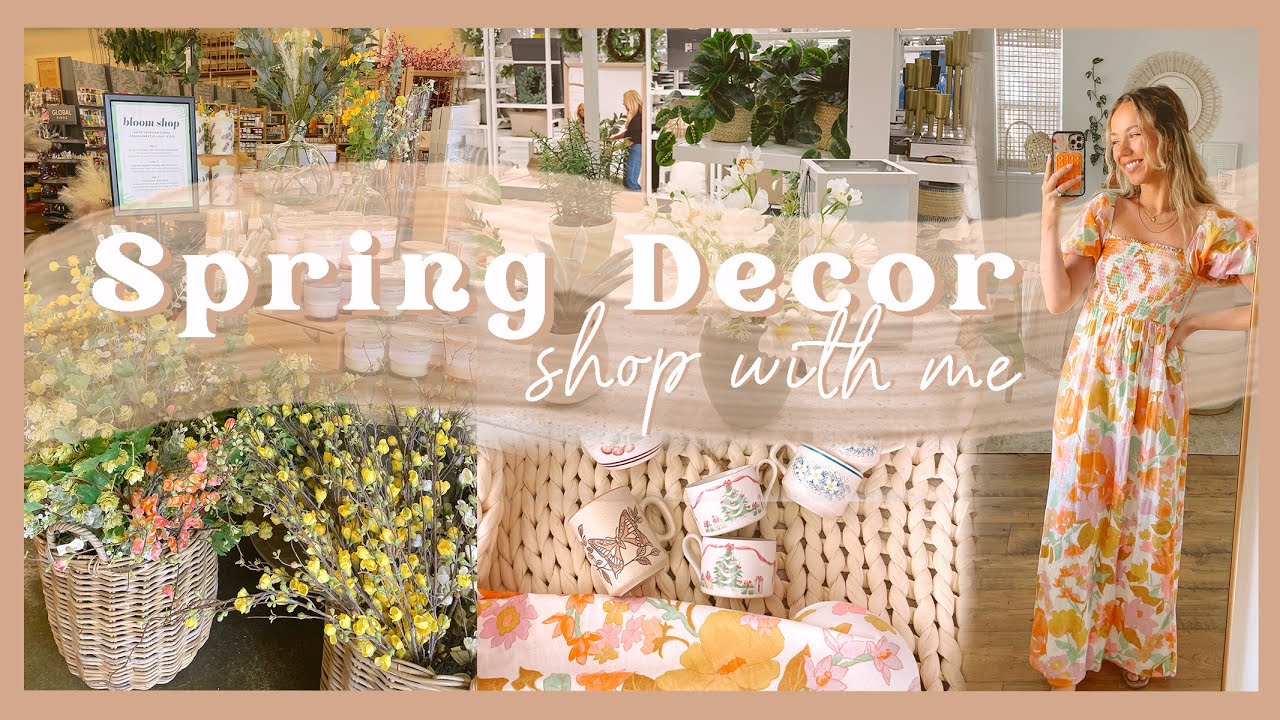PREPPING FOR SPRING | shopping, thrifting, decor haul & DIY ideas!