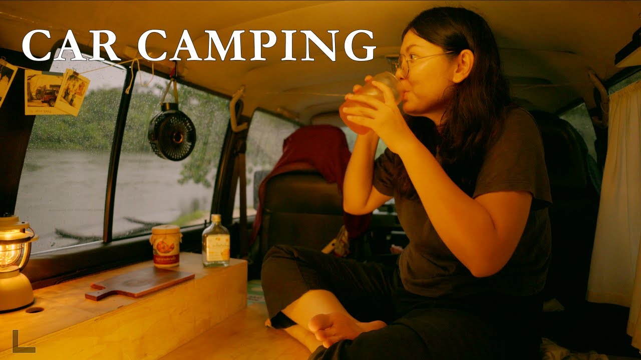 SOLO CAR CAMPING นอนในรถคนเดียว วันที่ฝนตก บ้านไร่อกาลิโก กาญจนบุรี | Its me Maan EP.91