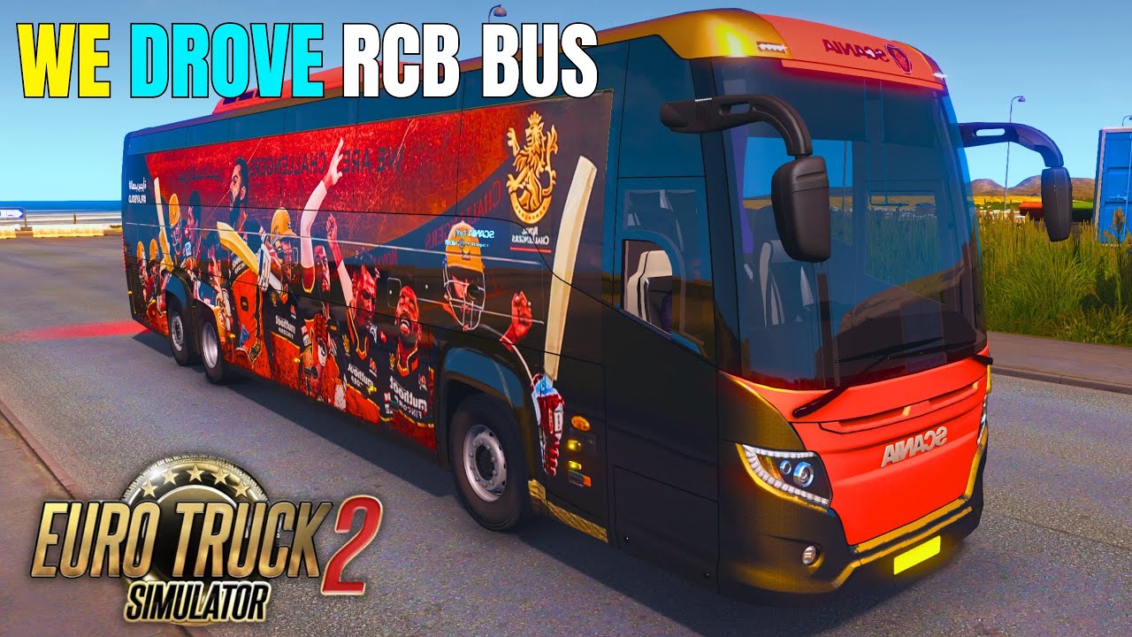 RCB Team Bus Drive in ETS2 is CRAZY Fast!