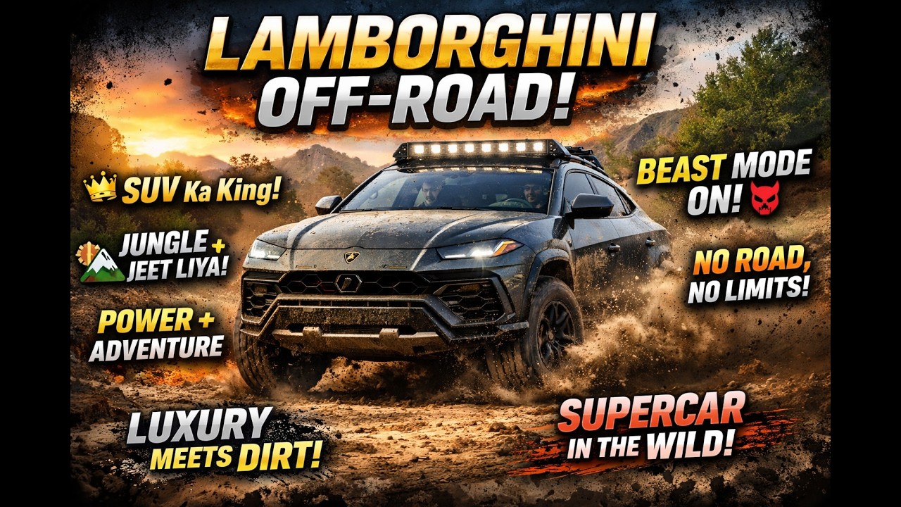 Lamborghini Goes Off-Road | Supercar vs Rough Terrain