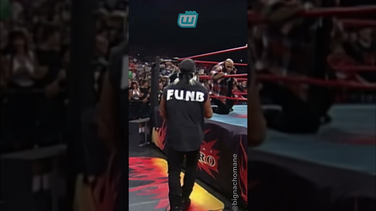 Hulk Hogan&rsquo;s BRUTAL Chair Shot To Konnan! #wwe #wcw #aew #hulkhogan #nwo #2000s #prowrestling