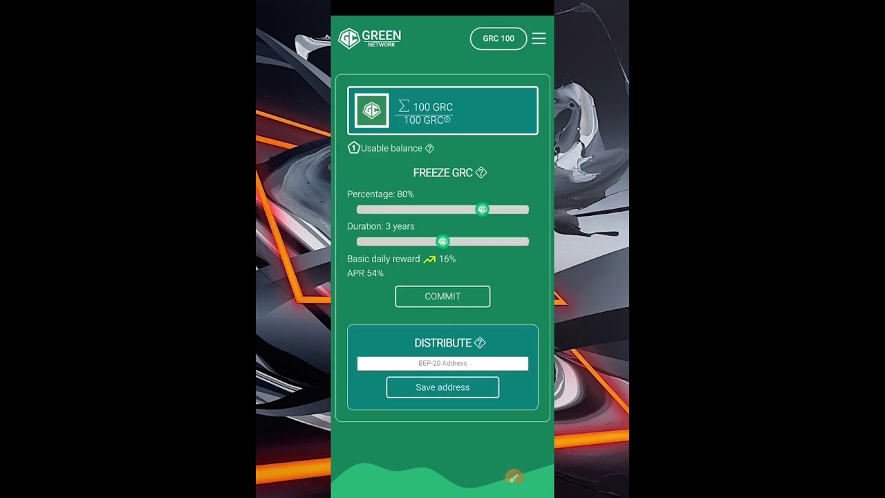 Green Network.  How to Mining GRC Token.