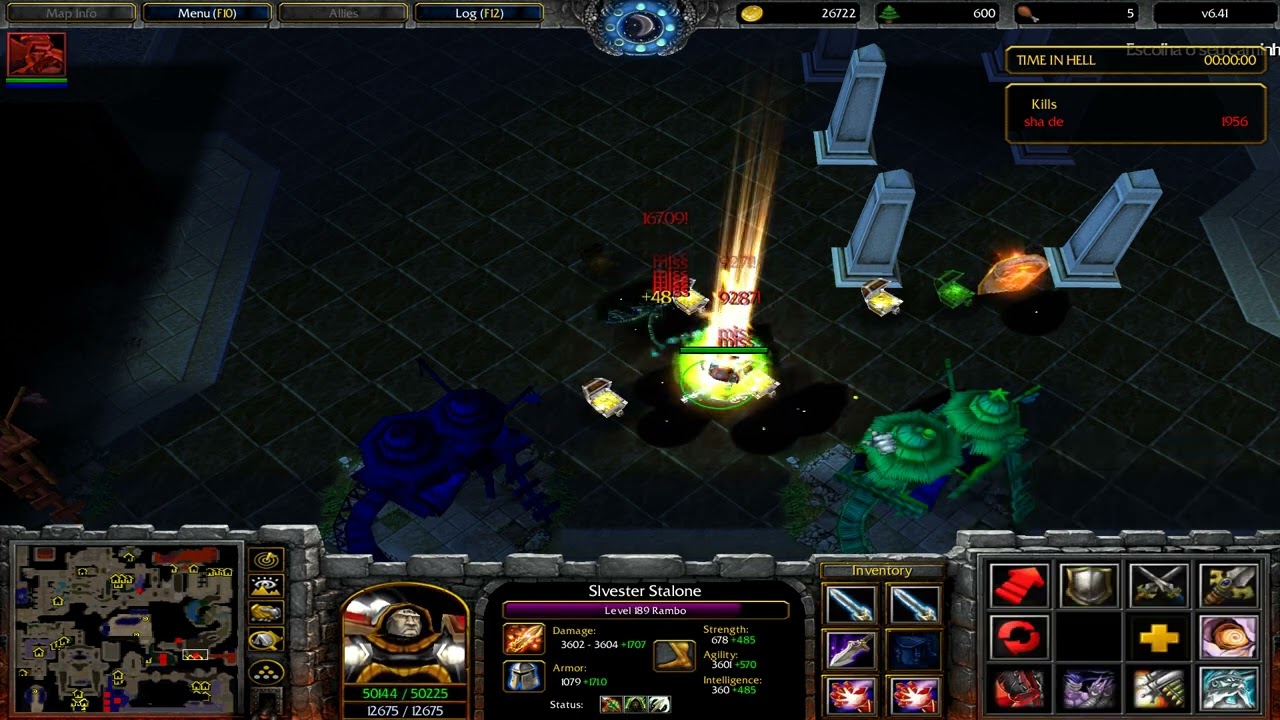 Warcraft 3  Warchasers 3   Marine Solo Run  Part 4 final