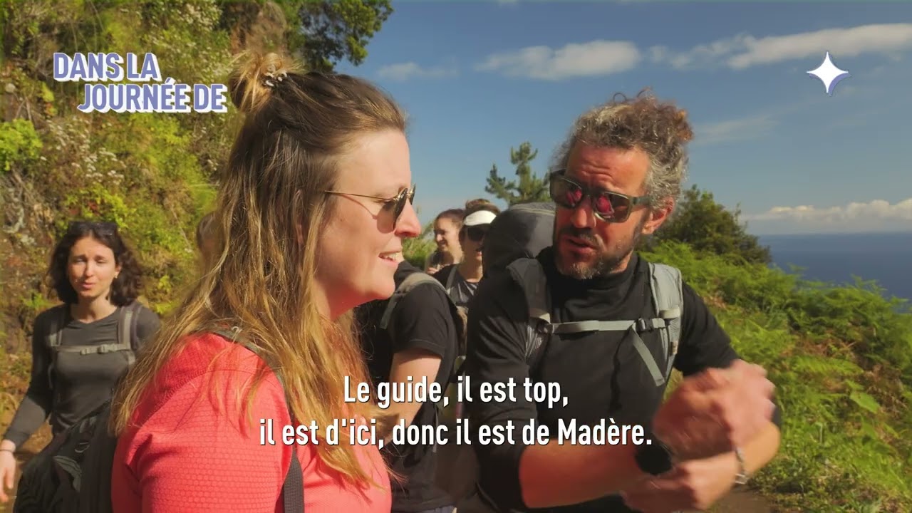 Dans la journée d'Estelle, en randonnée à Madère