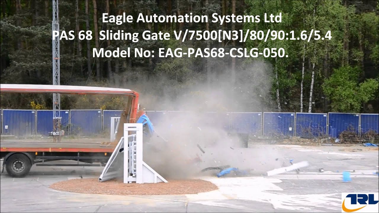 Eagle PAS 68 50mph Sliding Gate