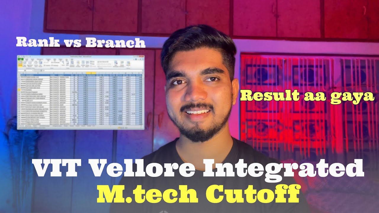 VIT Integrated Mtech Cutoffs 2025 | Rank vs Branch | Rank vs Campus | VIT Vellore