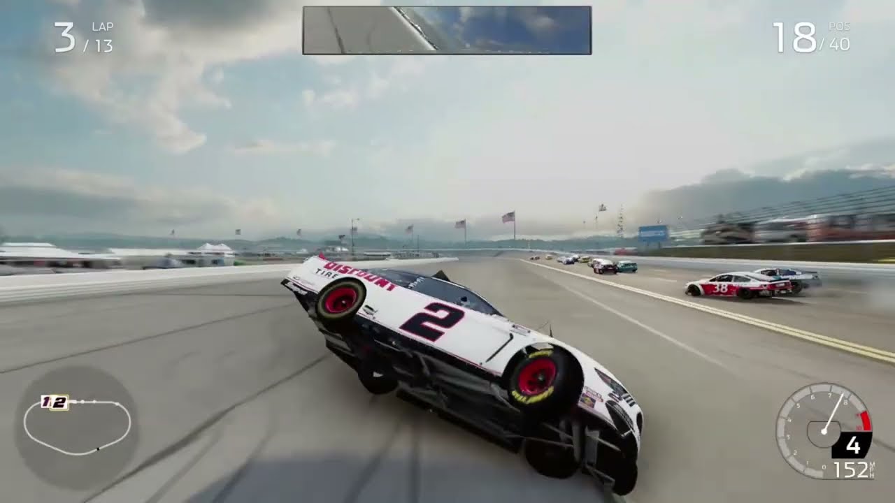 Nascar Heat 5 Cup Series Crash Compilation #2
