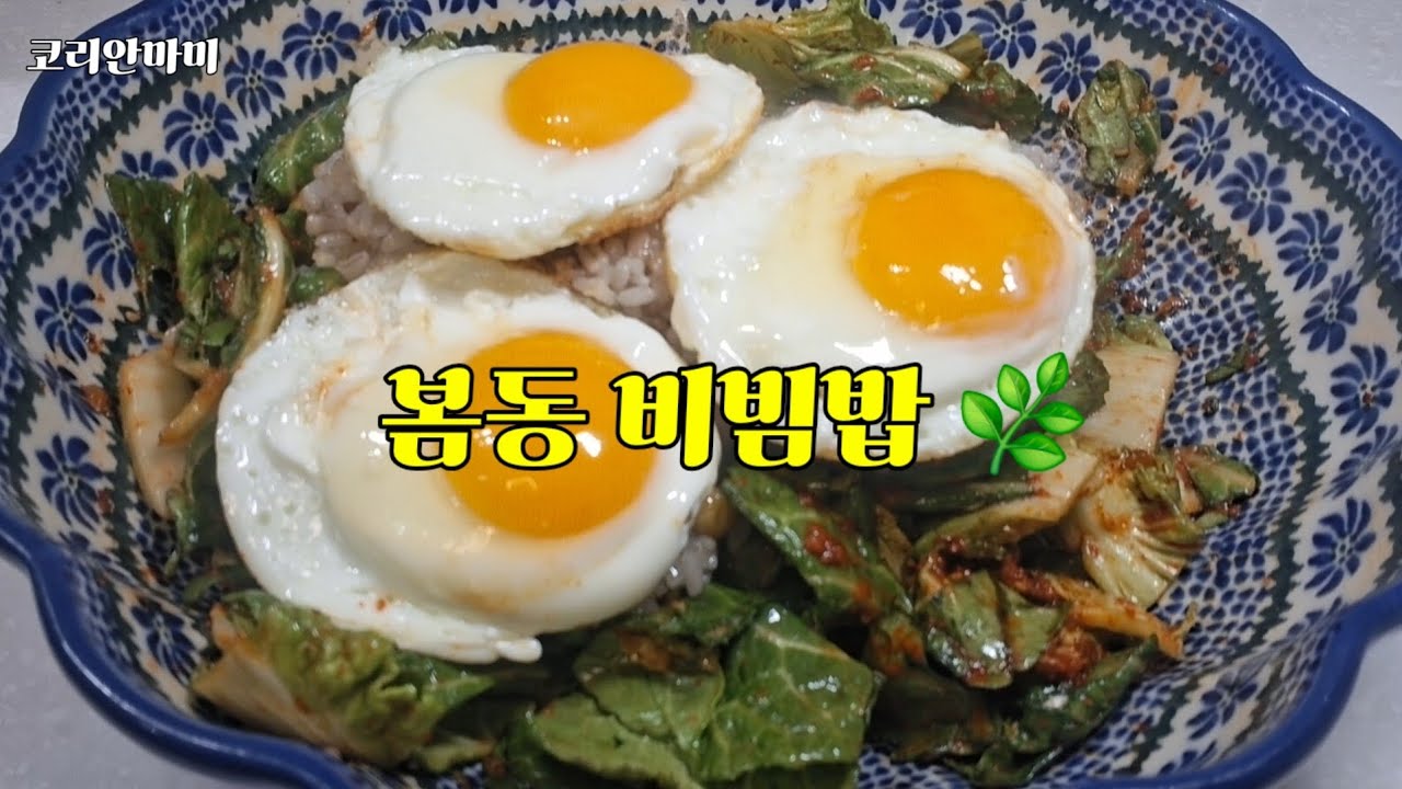 SNS에서 난리난 봄동 비빔밥! 지금이 제철, 봄동 비빔밥 이렇게 먹으면 진짜 맛있어요