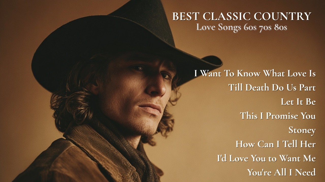 I Want To Know What Love Is, Stoney, Let It Be | Classic Country Playlist 70s 80s