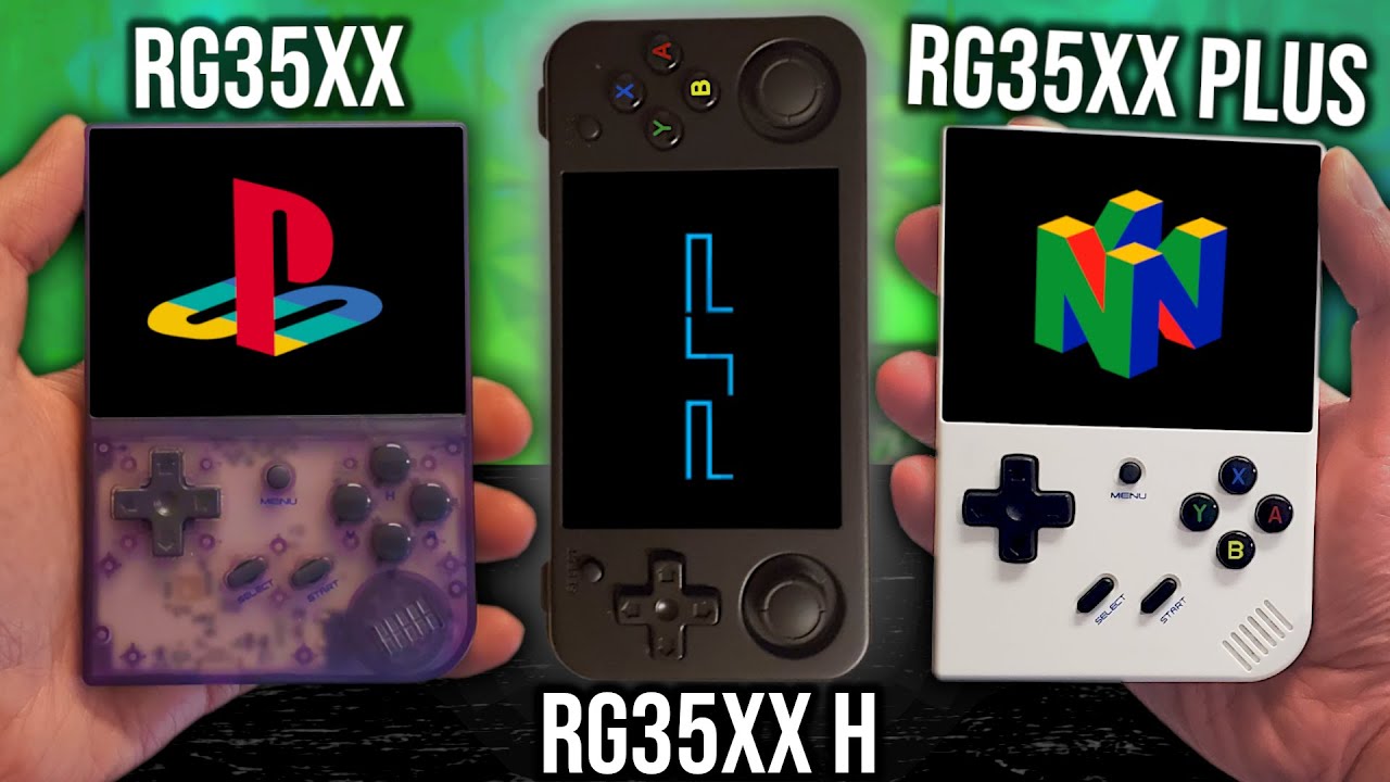 Сравнение всех портативных камер RG35XX! — ANBERNIC RG35XX против RG35XX Plus против RG35XX H