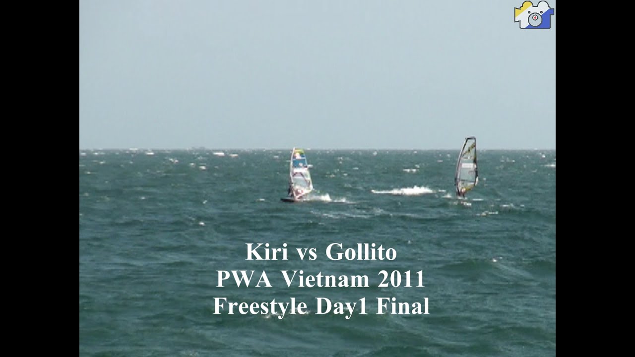PWA Vietnam 2011 Freestyle Day1 Final Kiri vs Gollito
