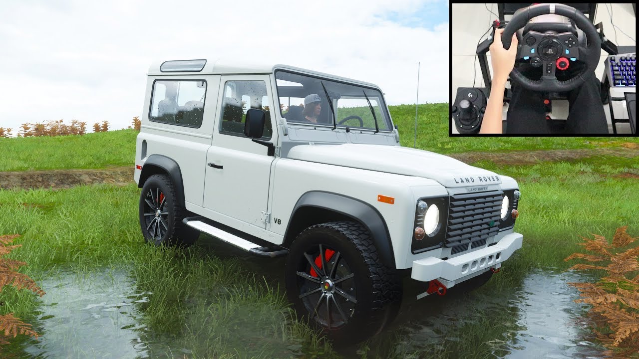 Land Rover Defender - Forza Horizon 4 | Logitech g29 gameplay