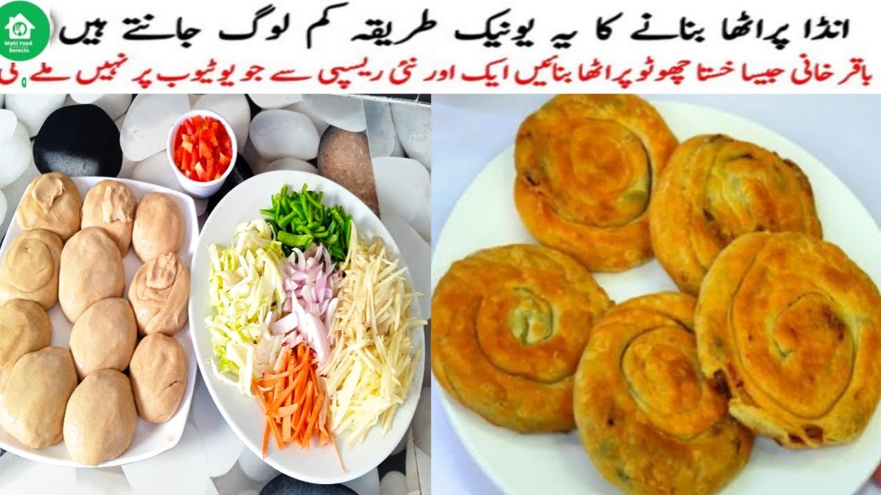 New Style Egg Stuffed Paratha| Crispy Egg Paratha by mahi food secret| Omelette Bun ParathaRecipe