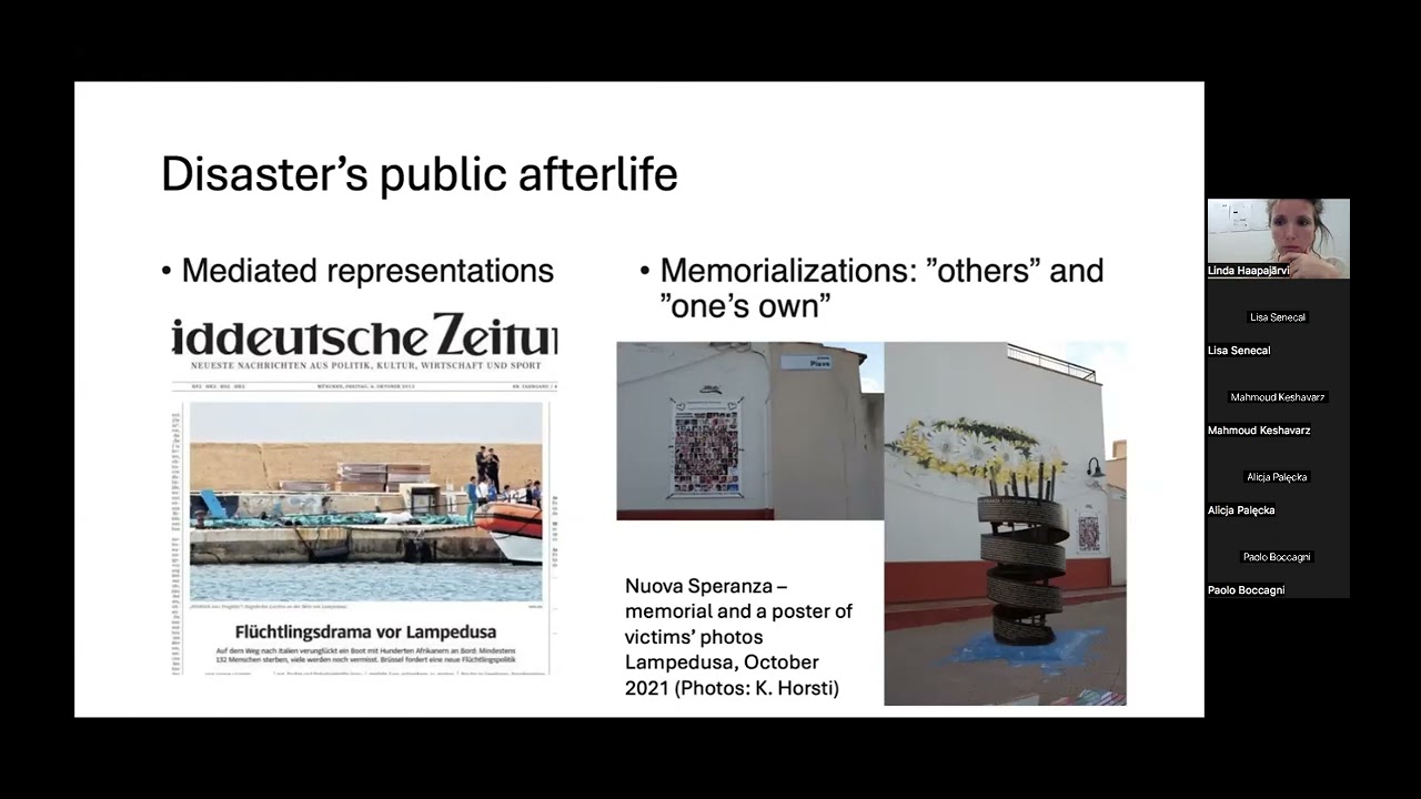 [Thanatic Ethics Spring Webinar 23-24] Survival and Witness at Europe&rsquo;s Border