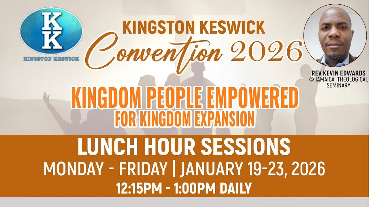 Day four of Jamaica Theological Seminary's Lunch Hour Session for Kingston Keswick convention 2026