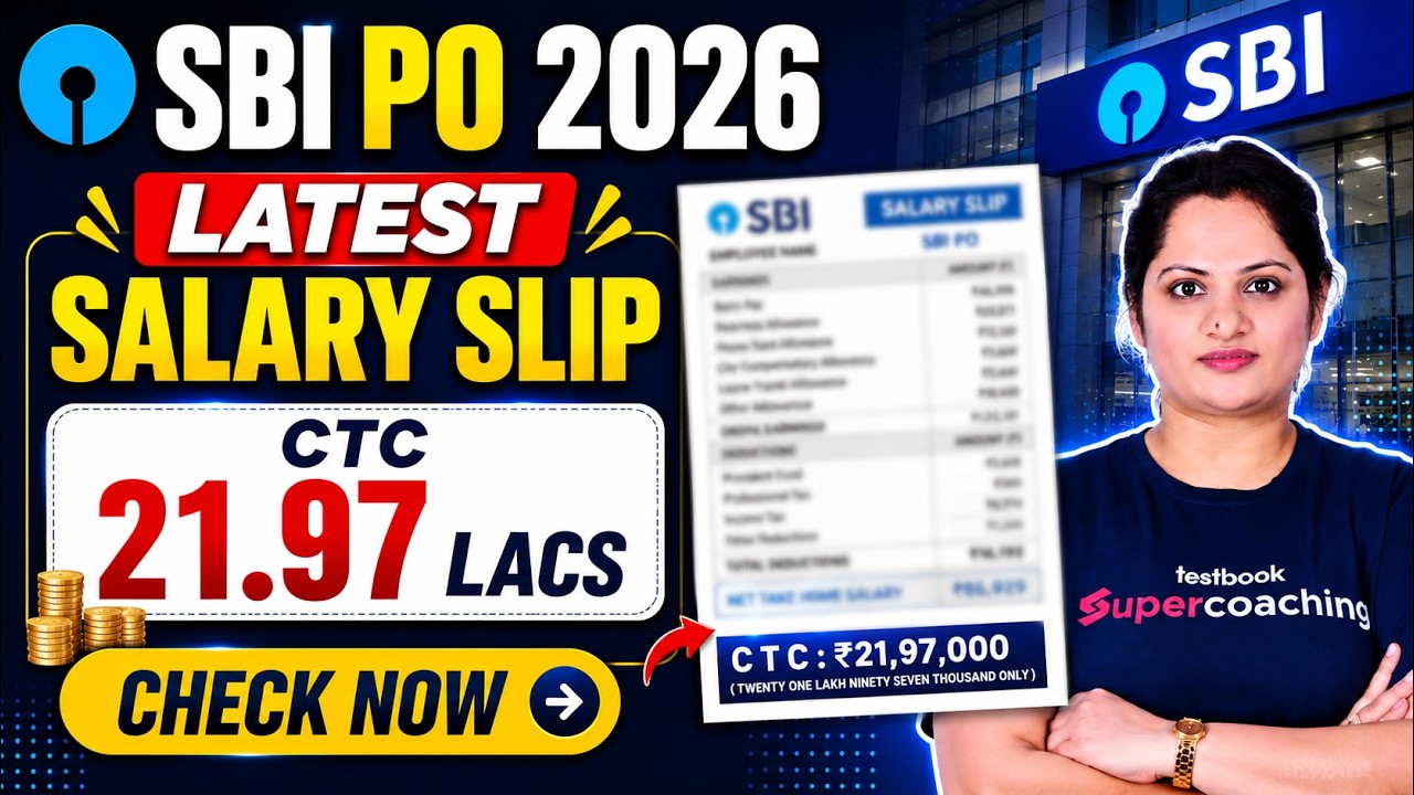 SBI PO 2026 Latest Salary Slip | Allowances Perks & Deductions In Hand Salary 😱Banking Testbook
