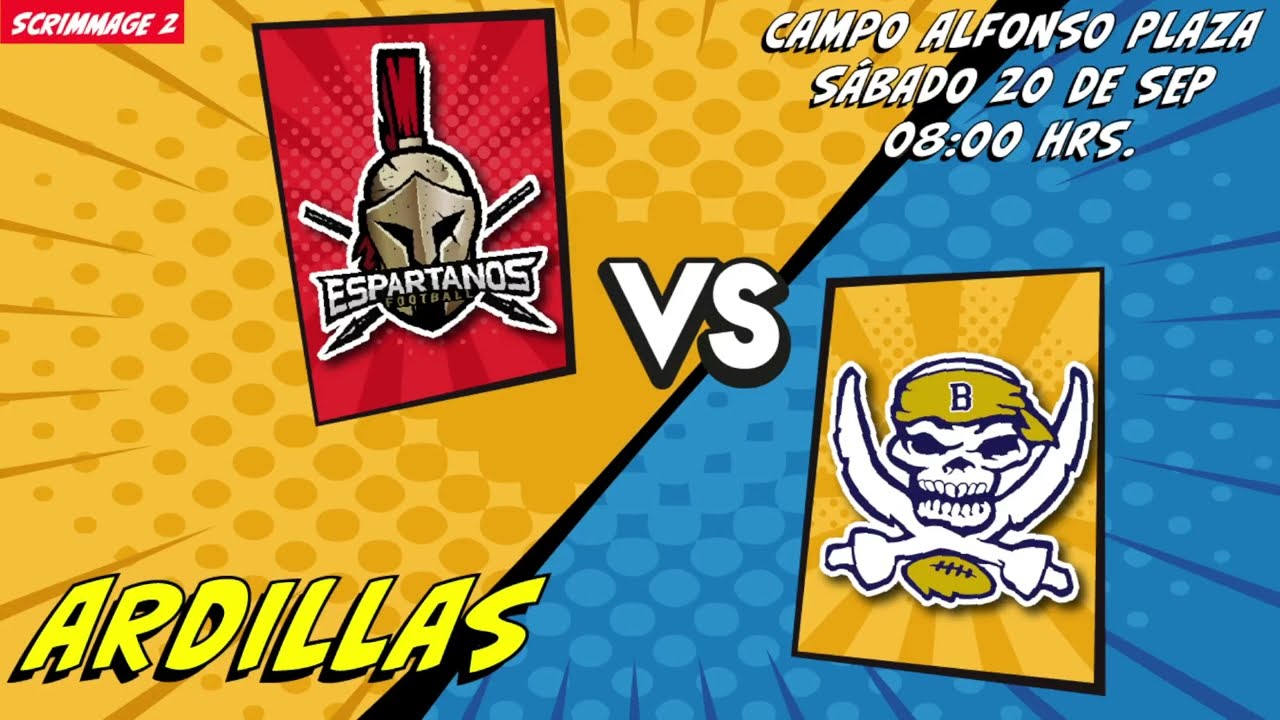 Espartanos CDMX vs Bucaneros Ardillas Scrimmage 2