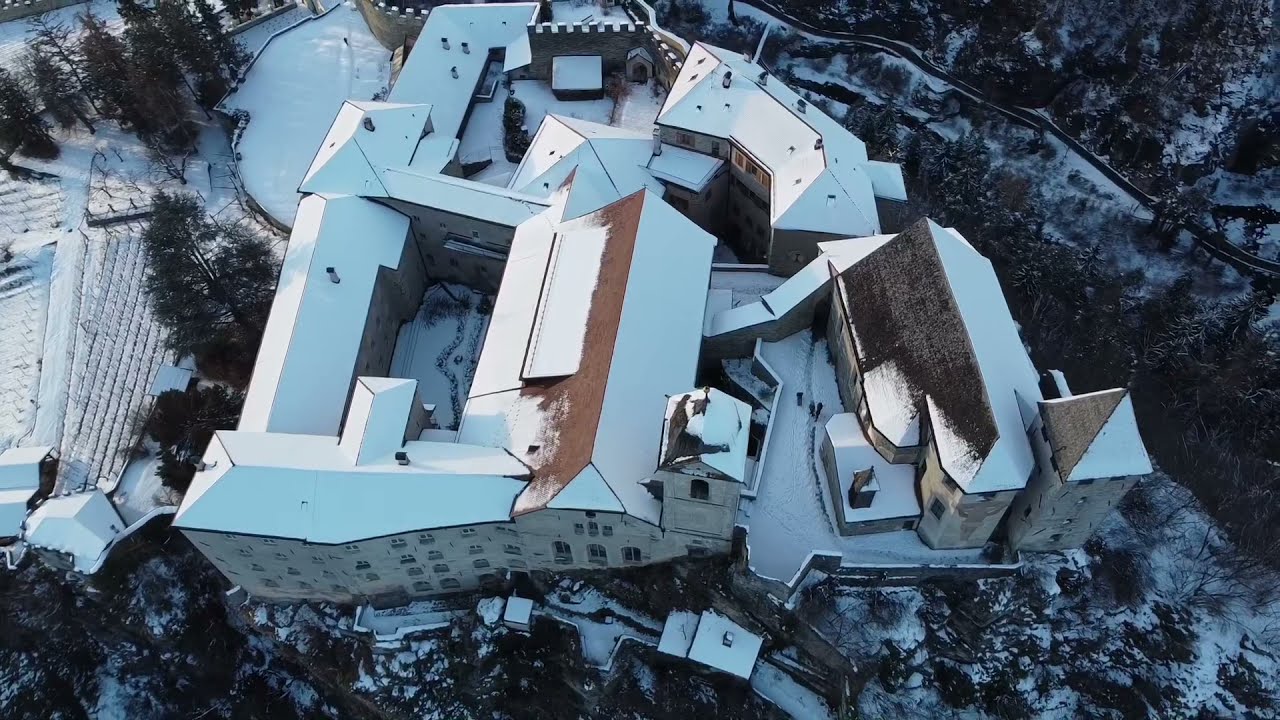 Winter Magic at Kloster S&auml;ben &ndash; Mystic Drone Views above Klausen (South Tyrol)