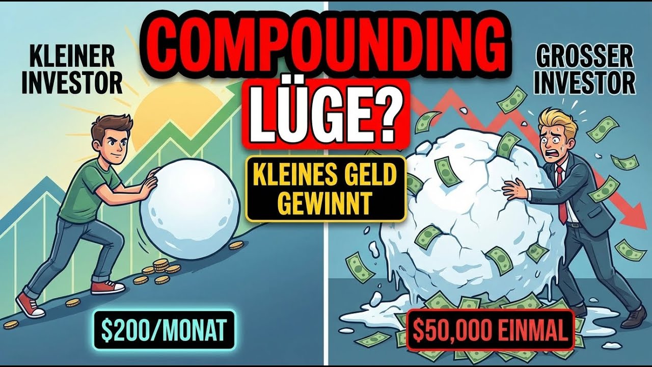 Zinseszins ist eine Lüge – wenn du nicht schon viel Geld hast