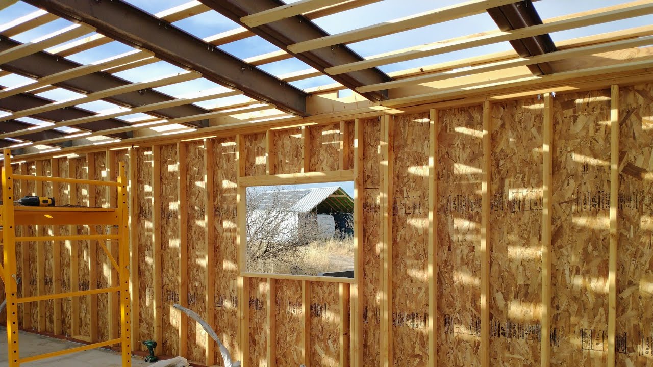 OSB Sheeting & Strapping DIY Off-Grid Home Build 🏡#17