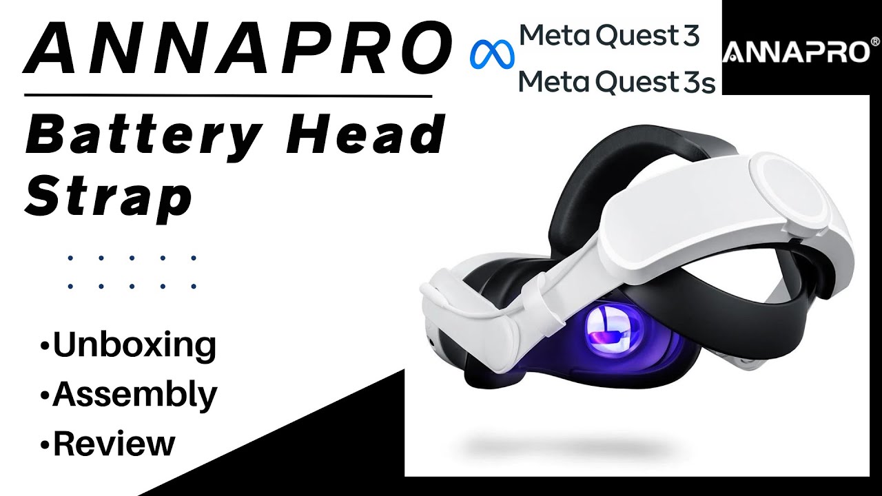 ANNAPRO Battery Head Strap For Quest 3 & 3s - Unboxing, Assembly, Review