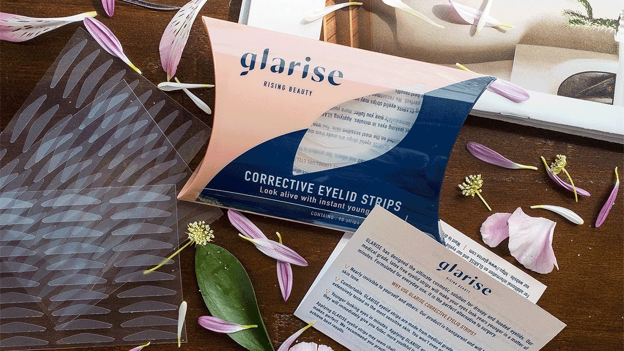 How To Apply GLARISE Corrective Eyelid Strips and Fix Hooded or Droopy Eyelids