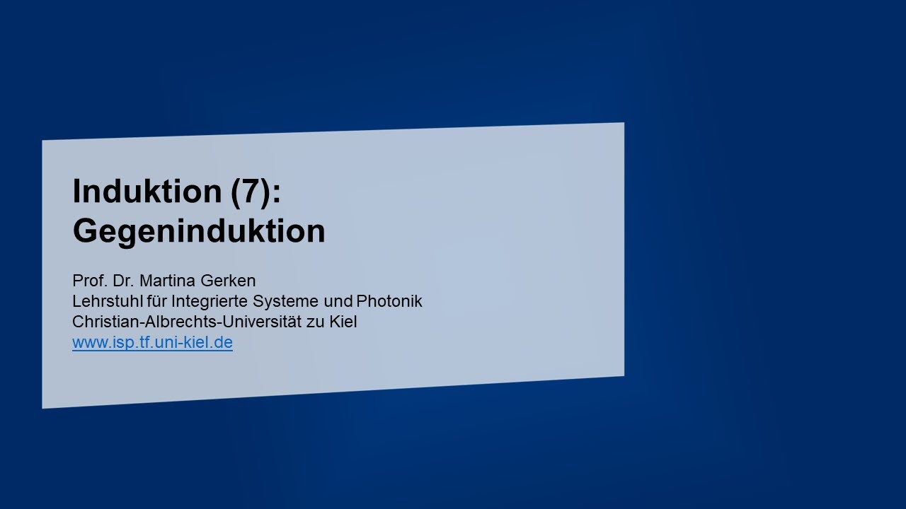 Induktion (7): Gegeninduktion
