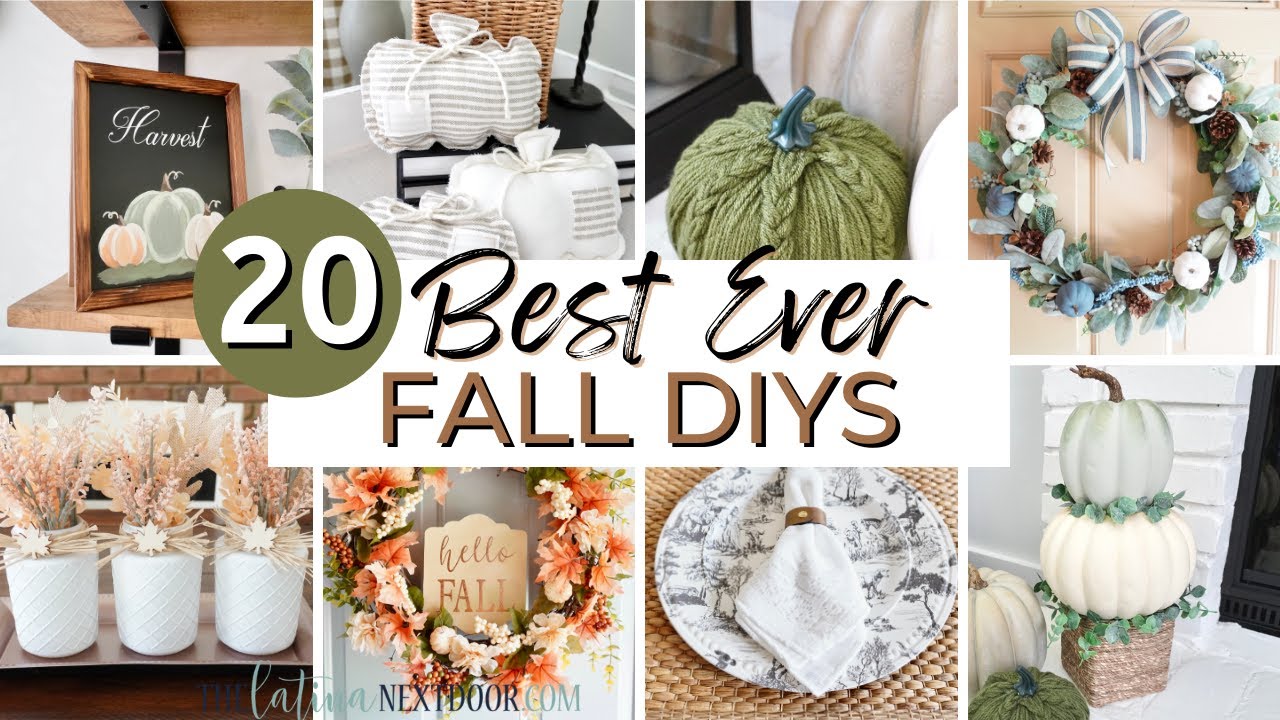 🍁 20 FALL DECOR DIYS YOU NEED TO MAKE NOW